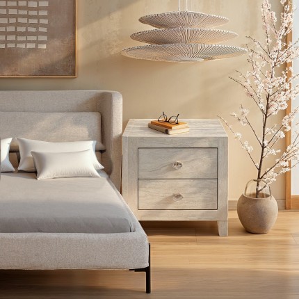 Bed Tivoli ecru Kare Design