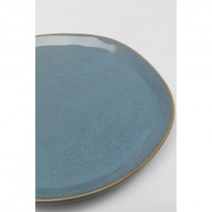 Borden Organic Ø20cm blauw (4/Set) Kare Design
