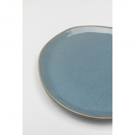 Borden Organic Ø20cm blauw (4/Set) Kare Design