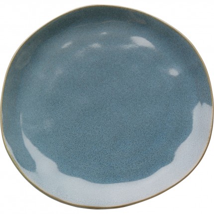 Borden Organic Ø20cm blauw (4/Set) Kare Design