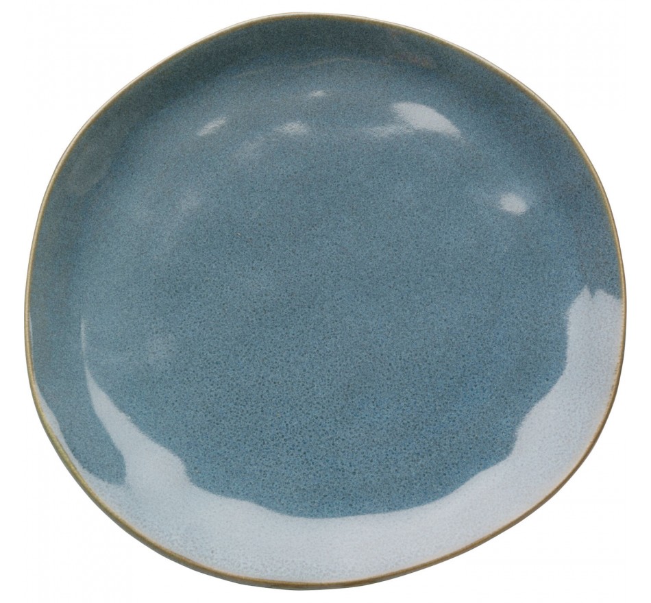Borden Organic Ø20cm blauw (4/Set) Kare Design Borden Organic Ø20cm blauw (4/Set) Kare Design
