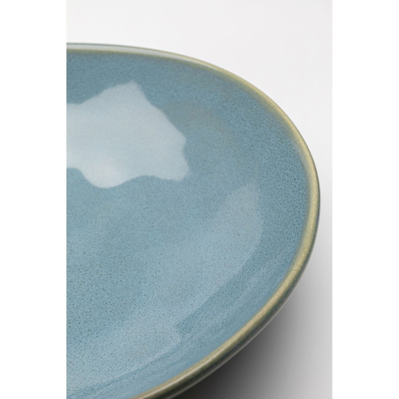 Plate Deep Organic Ø22cm blue (6/Set) Kare Design