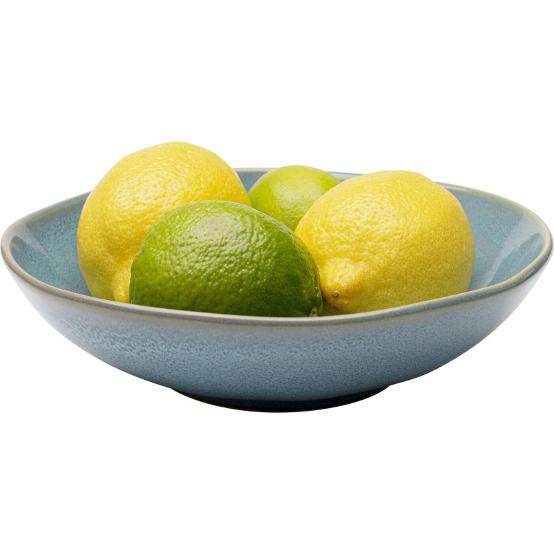 Plate Deep Organic Ø22cm blue (6/Set) Kare Design