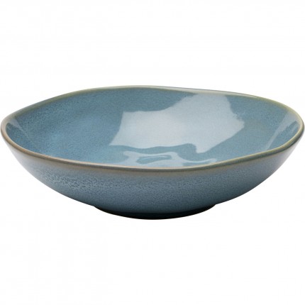 Soepborden Organic Ø22cm blauw (4/Set) Kare Design