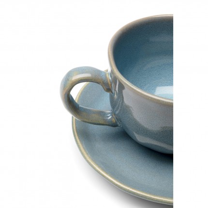 Koffiekoppen Organic blauw (4/set) Kare Design