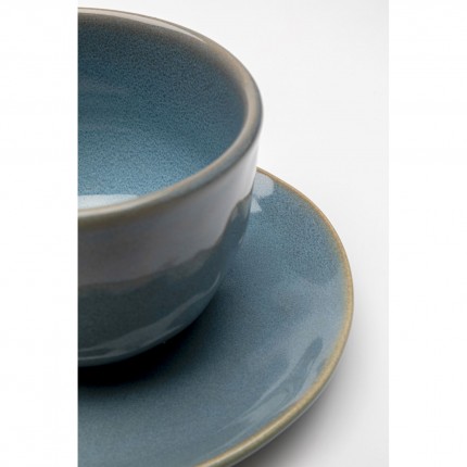 Koffiekoppen Organic blauw (4/set) Kare Design
