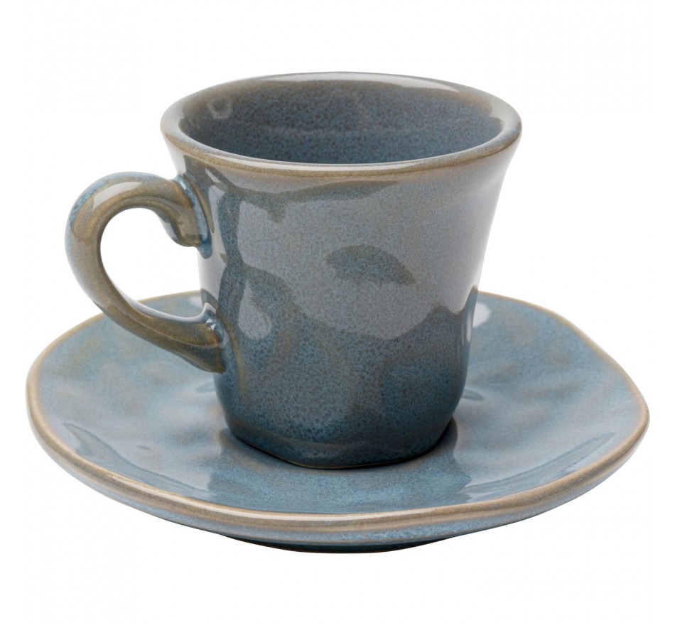Espressokopje Organic blauw (4/set) Kare Design Espressokopje Organic blauw (4/set) Kare Design