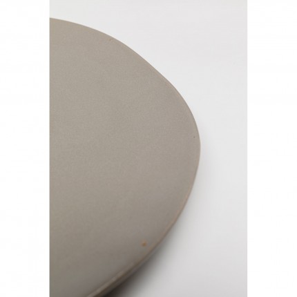 Plate Organic Ø26cm taupe (4/set) Kare Design