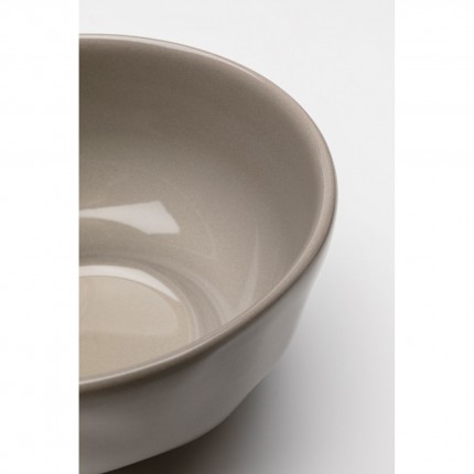Bowls Organic Ø15cm taupe (4/set) Kare Design