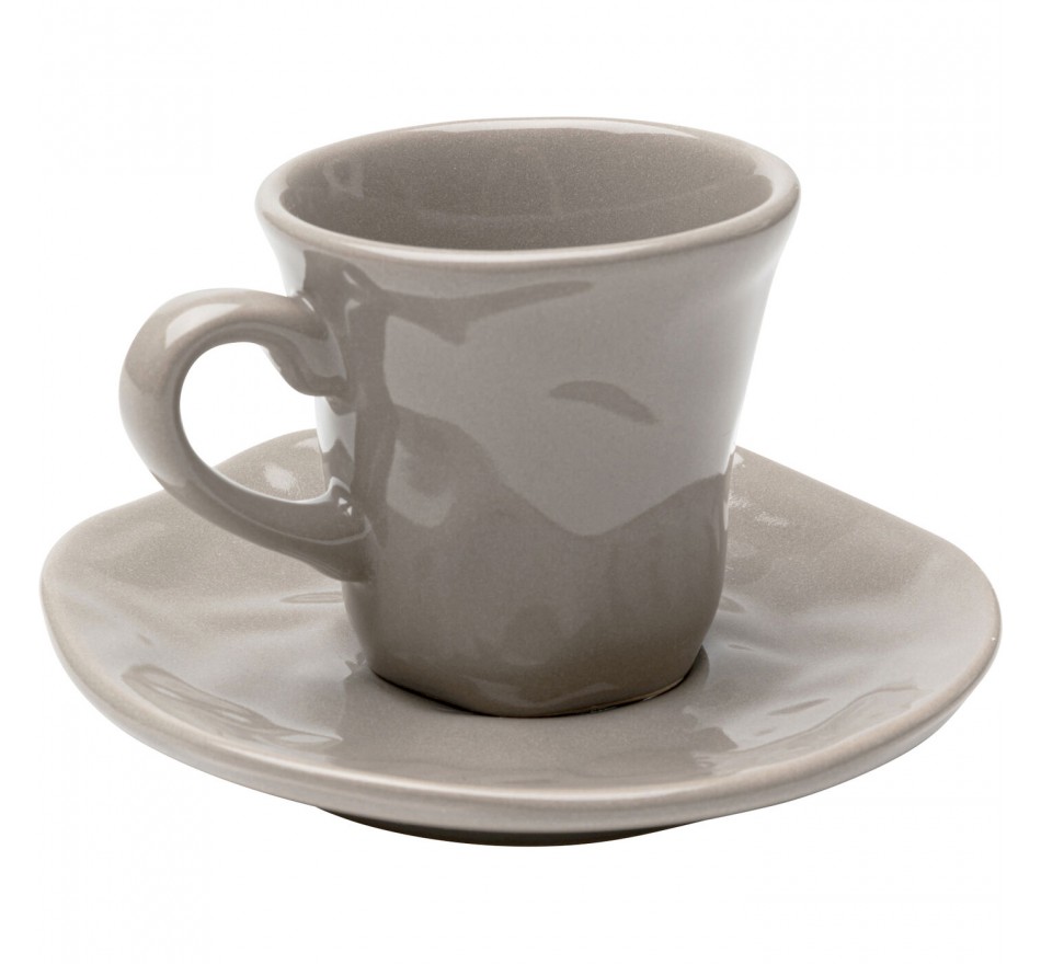 Espressokopje Organic taupe (6/set) Kare Design Espressokopje Organic taupe (6/set) Kare Design