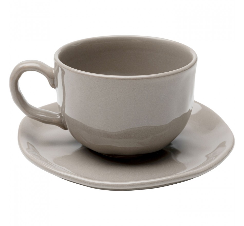 Koffiekoppen Organic taupe (6/set) Kare Design Koffiekoppen Organic taupe (6/set) Kare Design