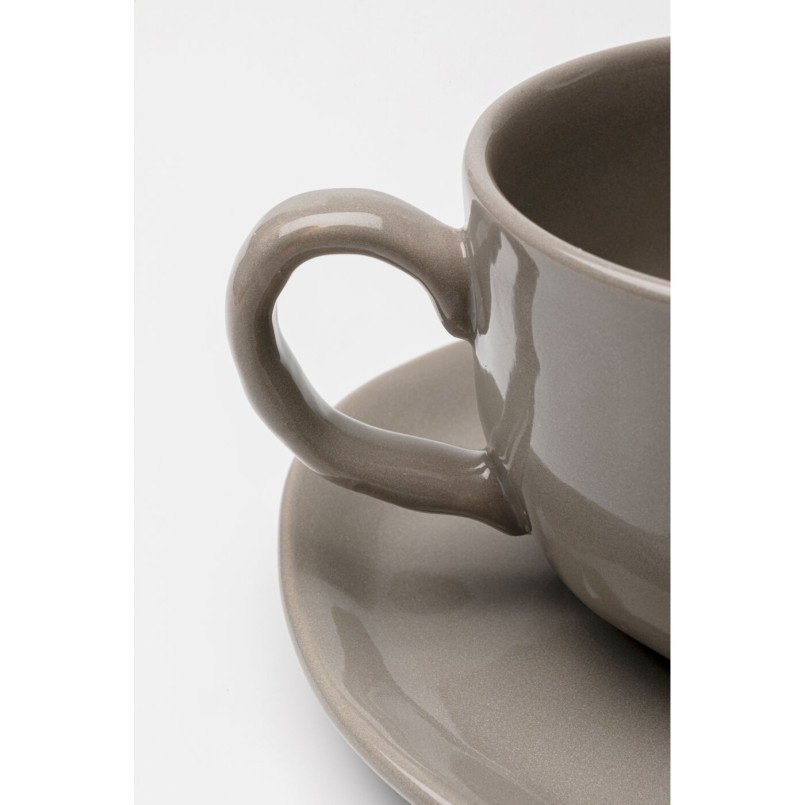 Koffiekoppen Organic taupe (6/set) Kare Design