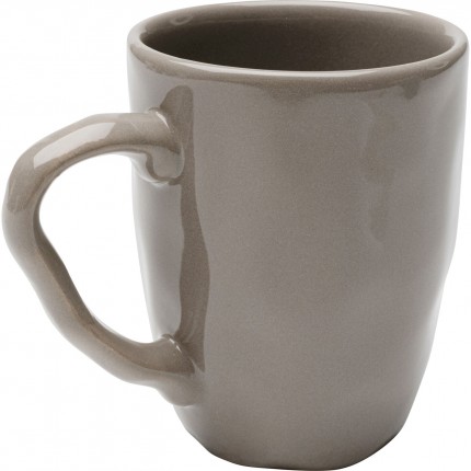 Mug Organic taupe (4/set) Kare Design