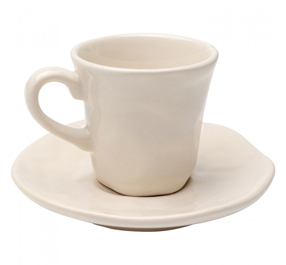 Espresso Cup Organic cream (4/set) Kare Design Espresso Cup Organic cream (4/set) Kare Design
