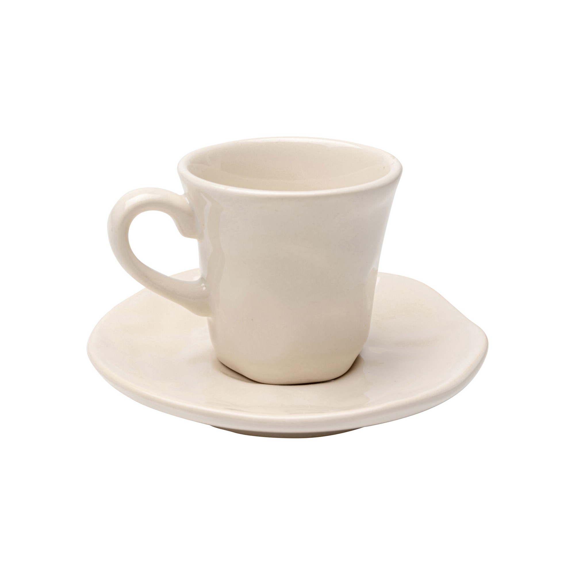 Espresso Cup Organic cream (4/set) Kare Design
