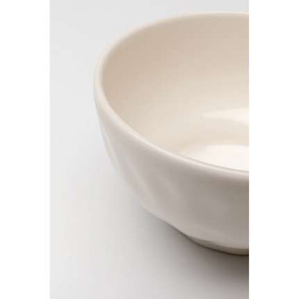 Bowls Organic Ø15cm cream (4/set) Kare Design
