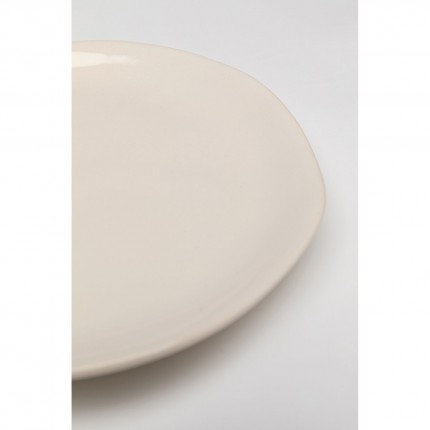 Plate Organic Ø20cm cream (4/Set) Kare Design