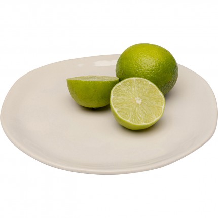 Plate Organic Ø20cm cream (4/Set) Kare Design