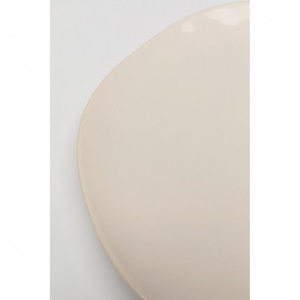 Plate Organic Ø26cm cream (4/set) Kare Design