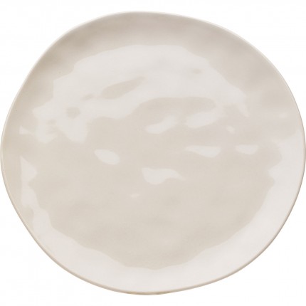 Plate Organic Ø26cm cream (4/set) Kare Design