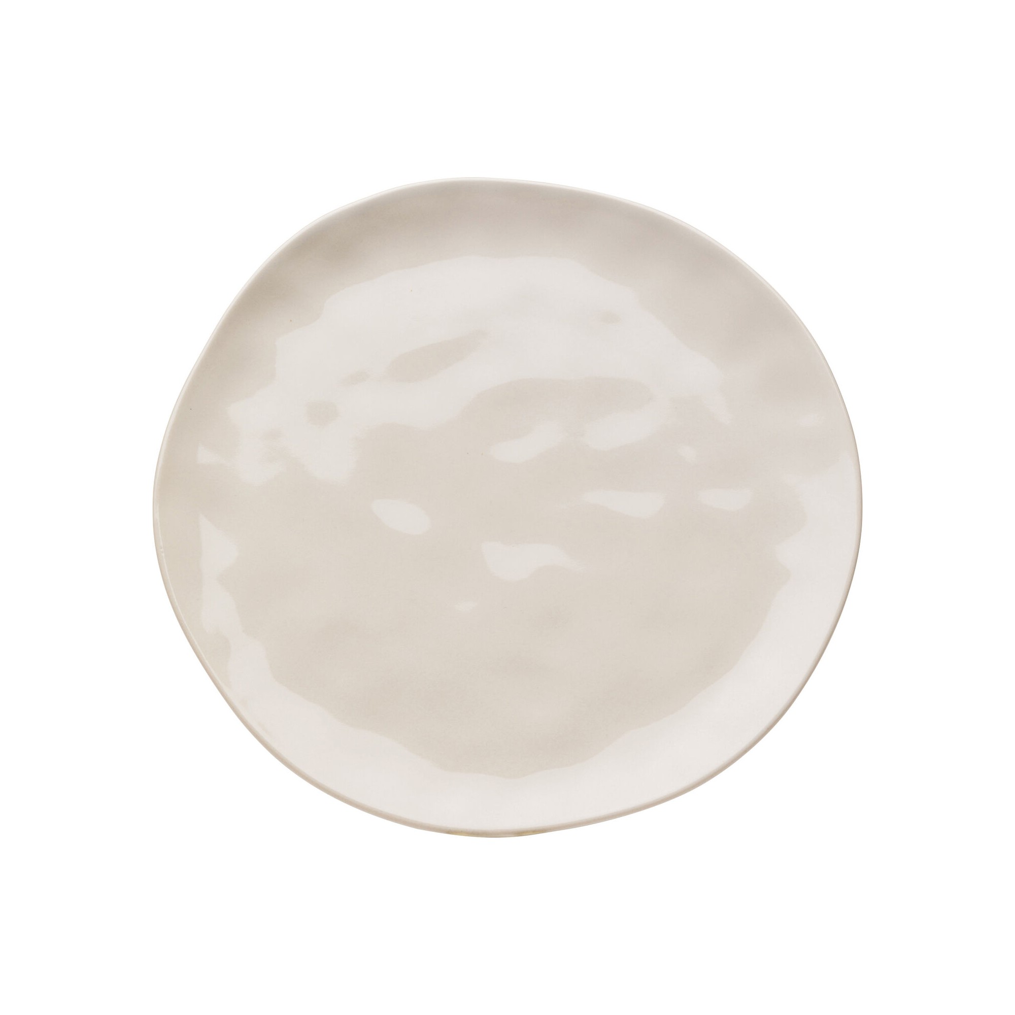Plate Organic Ø26cm cream (4/set) Kare Design