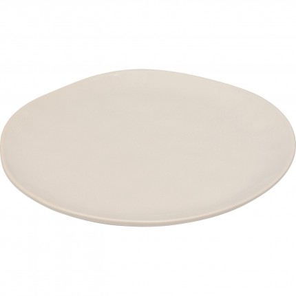 Plate Organic Ø26cm cream (4/set) Kare Design