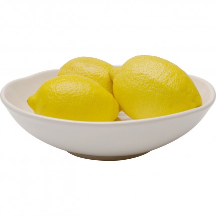 Plate Deep Organic Ø22cm cream (4/Set) Kare Design