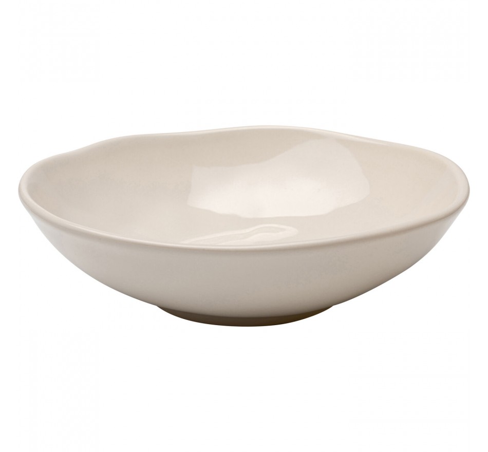 Plate Deep Organic Ø22cm cream (6/Set) Kare Design Plate Deep Organic Ø22cm cream (6/Set) Kare Design