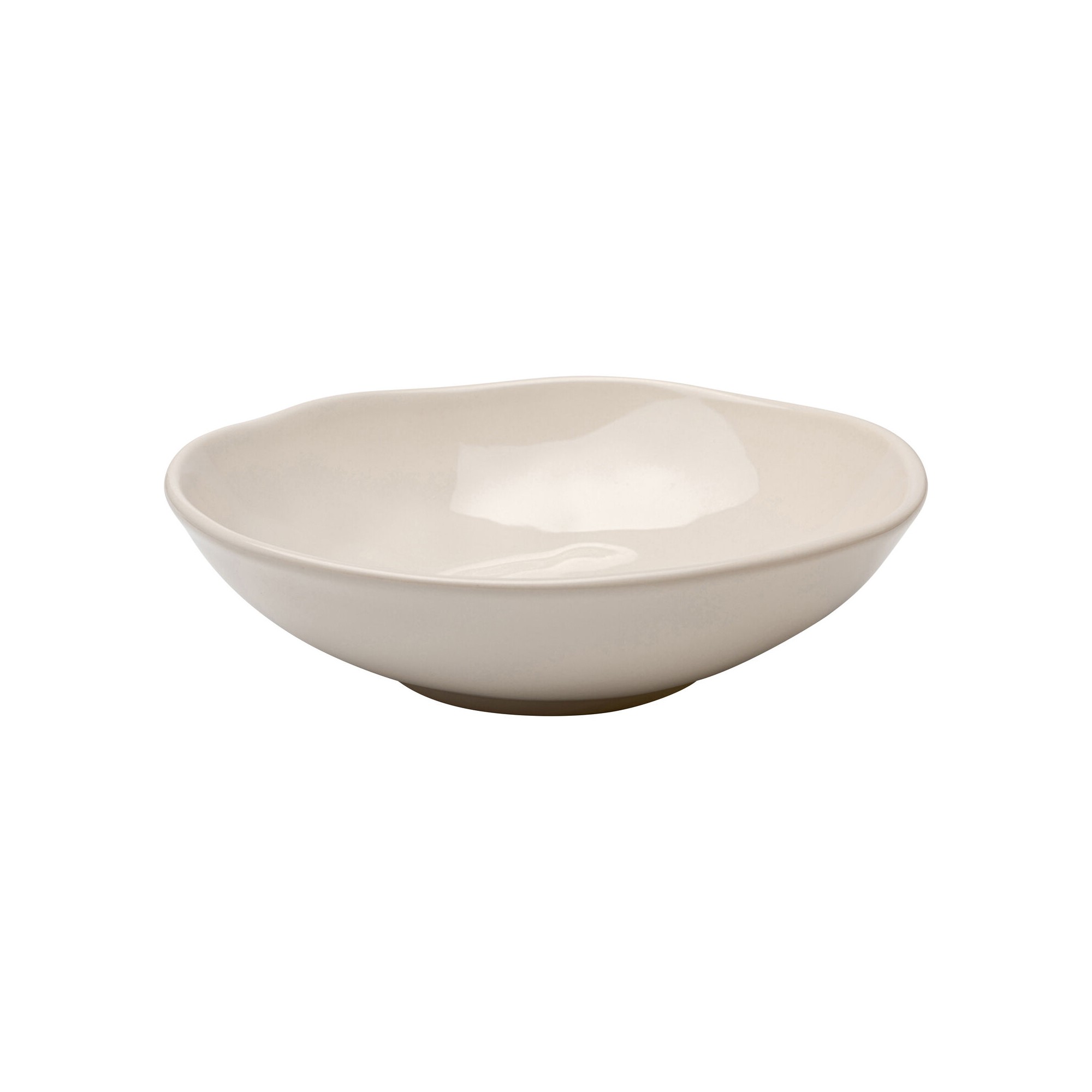 Plate Deep Organic Ø22cm cream (4/Set) Kare Design