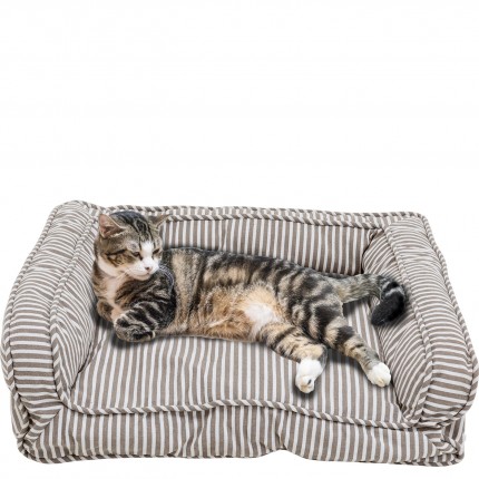 Pet bed stripes grey Kare Design
