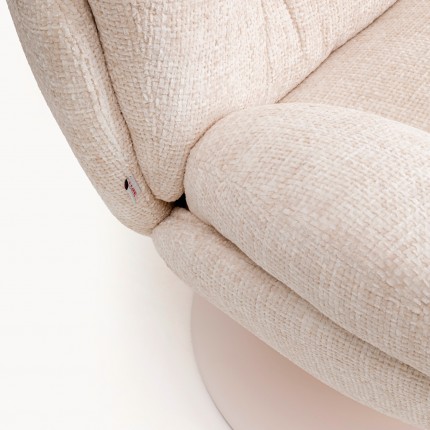 Draaifauteuil Cosy beige Kare Design