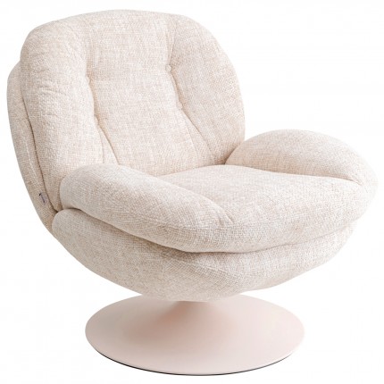 Draaifauteuil Cosy beige Kare Design