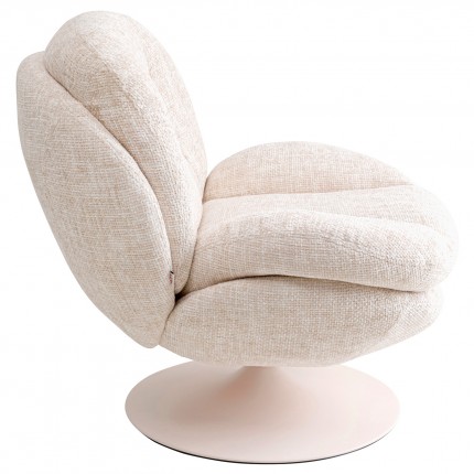 Draaifauteuil Cosy beige Kare Design