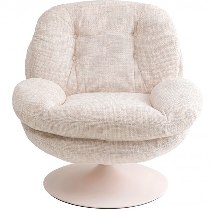 Draaifauteuil Cosy beige Kare Design