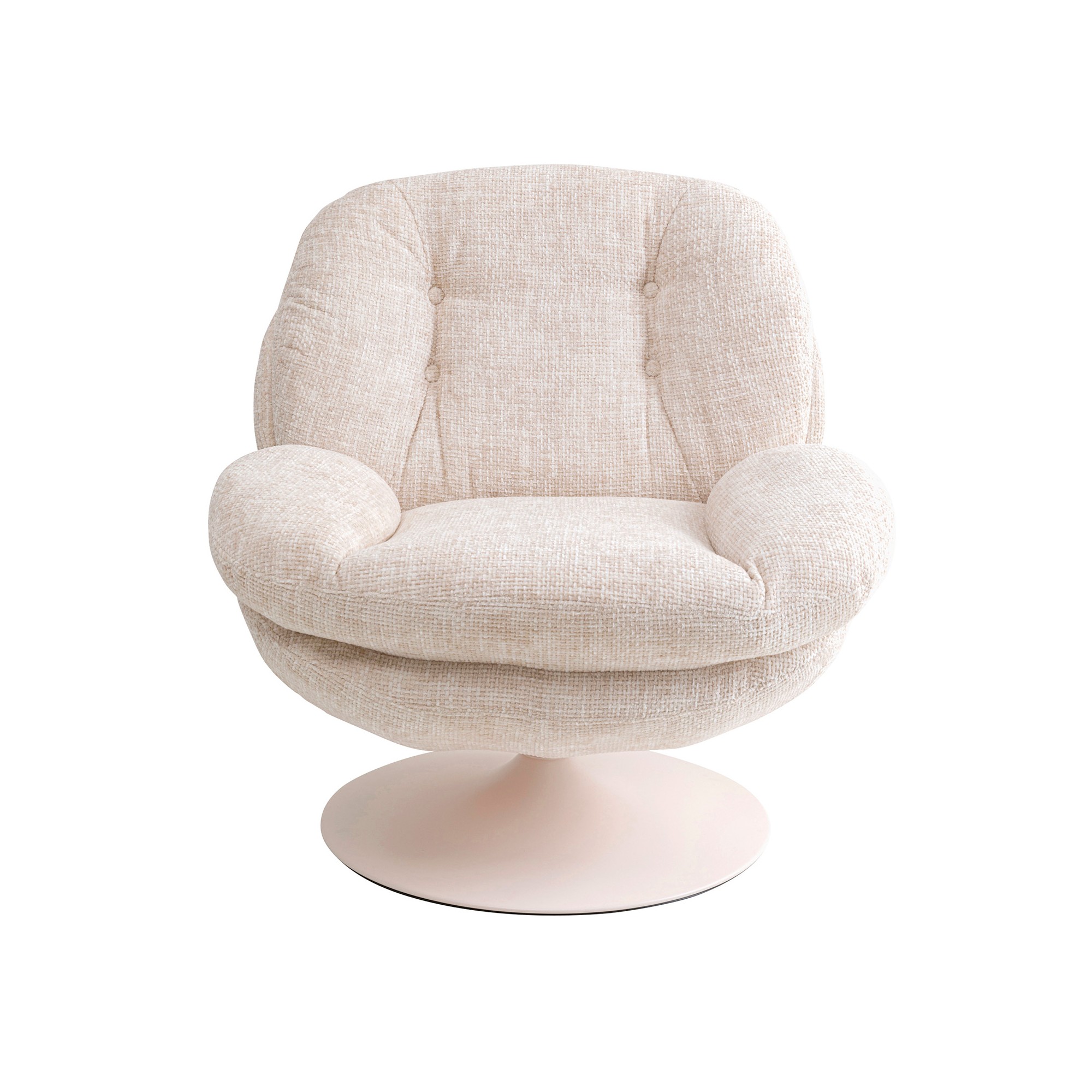 Draaifauteuil Cosy beige Kare Design