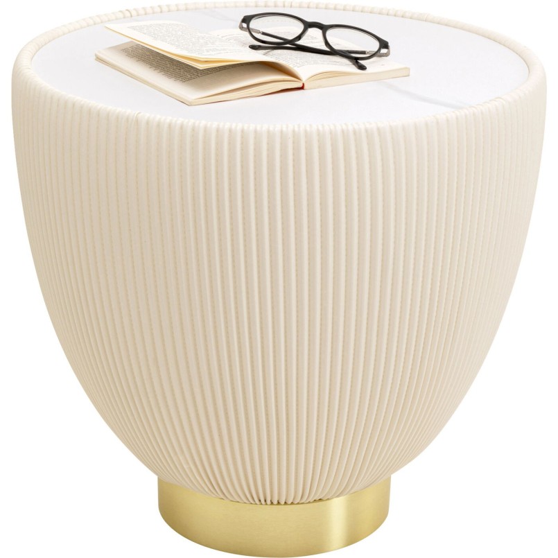 Bijzettafel Endless Vegas Ø47cm beige Kare Design