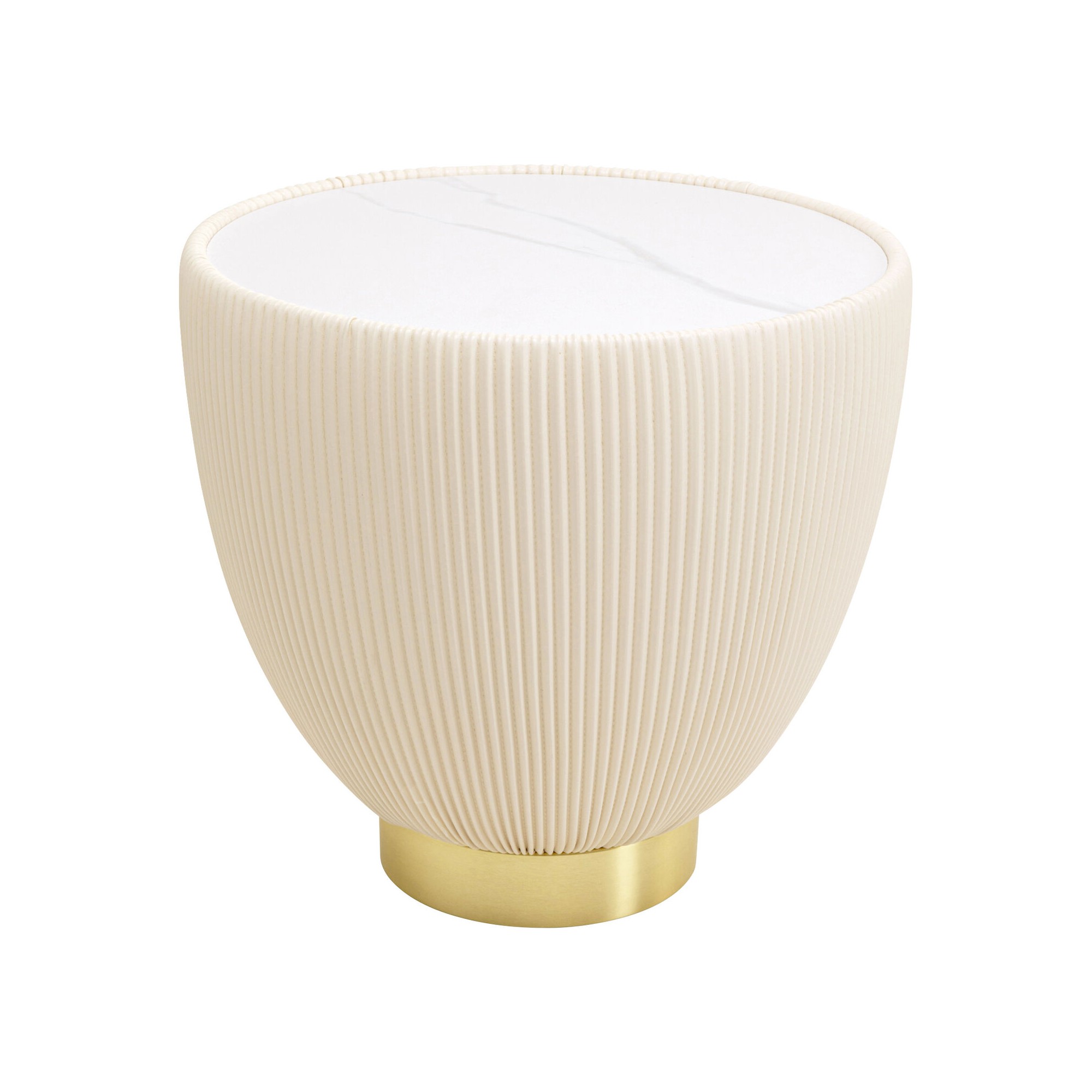 Side Table Endless Vegas Ø47cm beige Kare Design