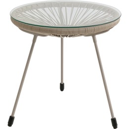Tuin Bijzettafel Acapulco Mono beige Kare Design