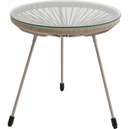 Outdoor Side Table Acapulco Mono beige Kare Design Outdoor Side Table Acapulco Mono beige Kare Design