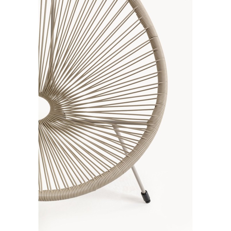 Outdoor Armchair Acapulco Mono beige Kare Design
