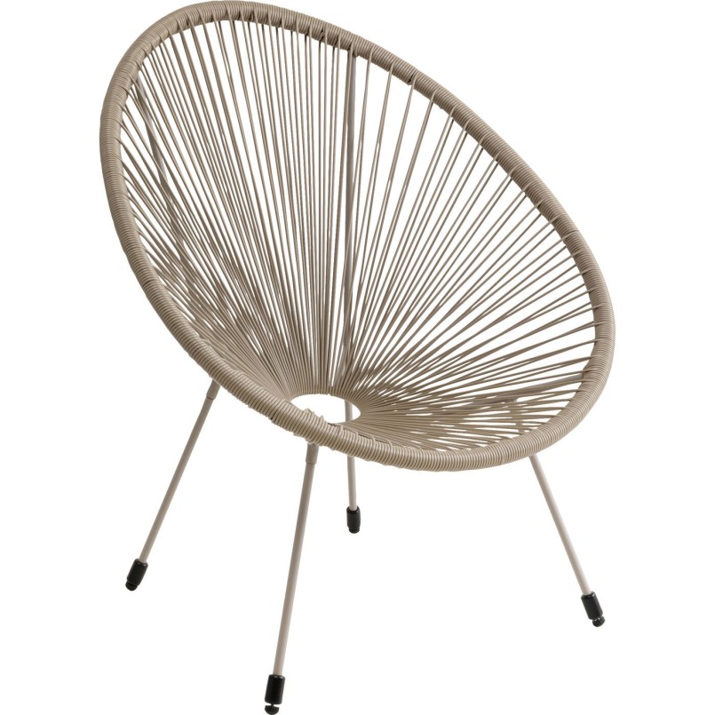 Tuinfauteuil Acapulco Mono beige Kare Design