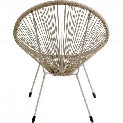 Outdoor Armchair Acapulco Mono beige Kare Design
