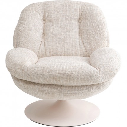 Draaifauteuil Cosy beige Kare Design