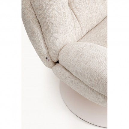Draaifauteuil Cosy beige Kare Design