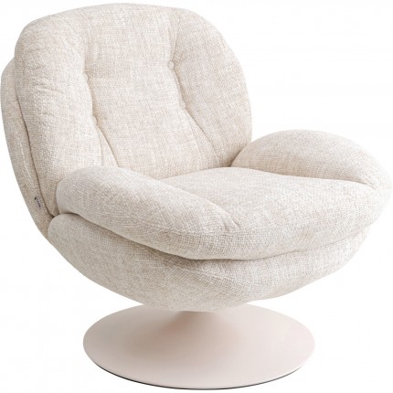Draaifauteuil Cosy beige Kare Design