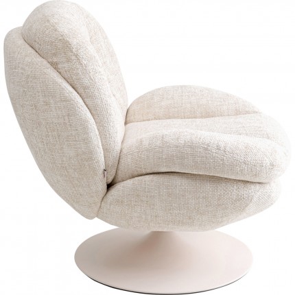 Draaifauteuil Cosy beige Kare Design