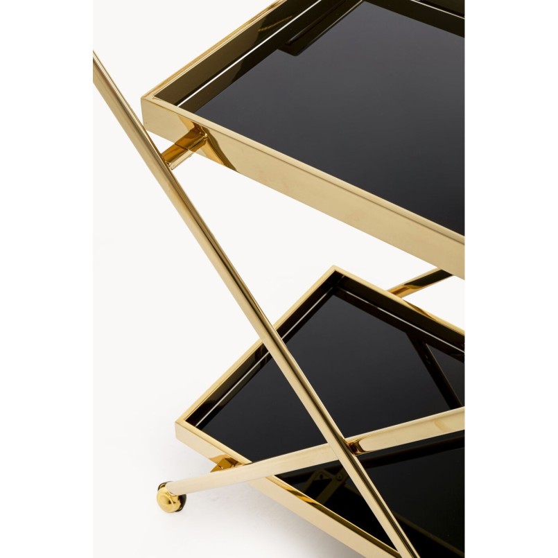 Gouden Rechthoekige Serveertafel - Casino - Kare Design