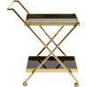Gouden Rechthoekige Serveertafel - Casino - Kare Design