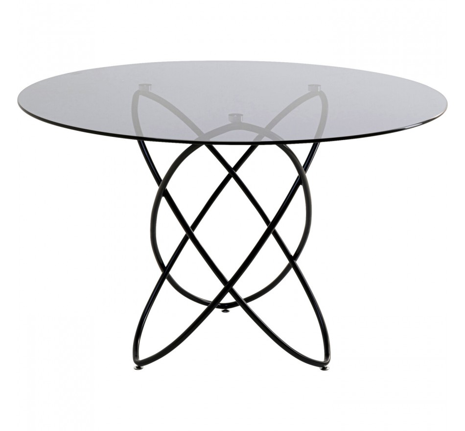 Eettafel Molekular Ø120cm zwart Kare Design Eettafel Molekular Ø120cm zwart Kare Design