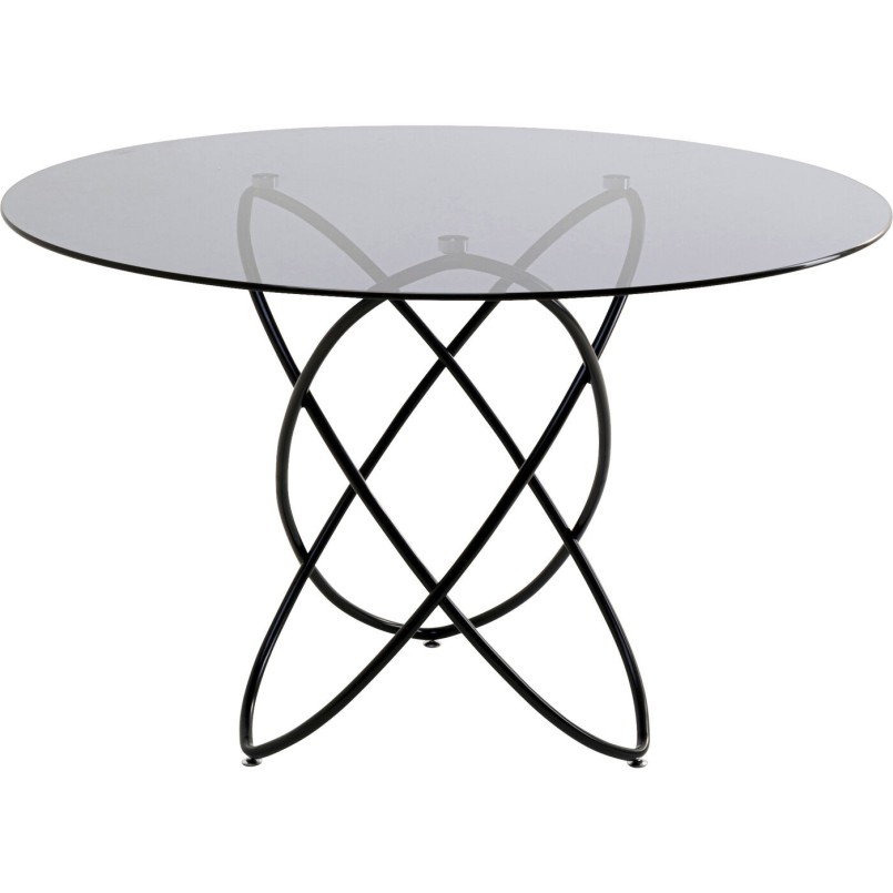 Eettafel Molekular Ø120cm zwart Kare Design